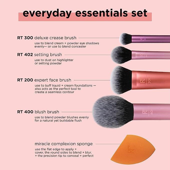 Real Techniques Makeup Brush Kit - Buynowpakistan
